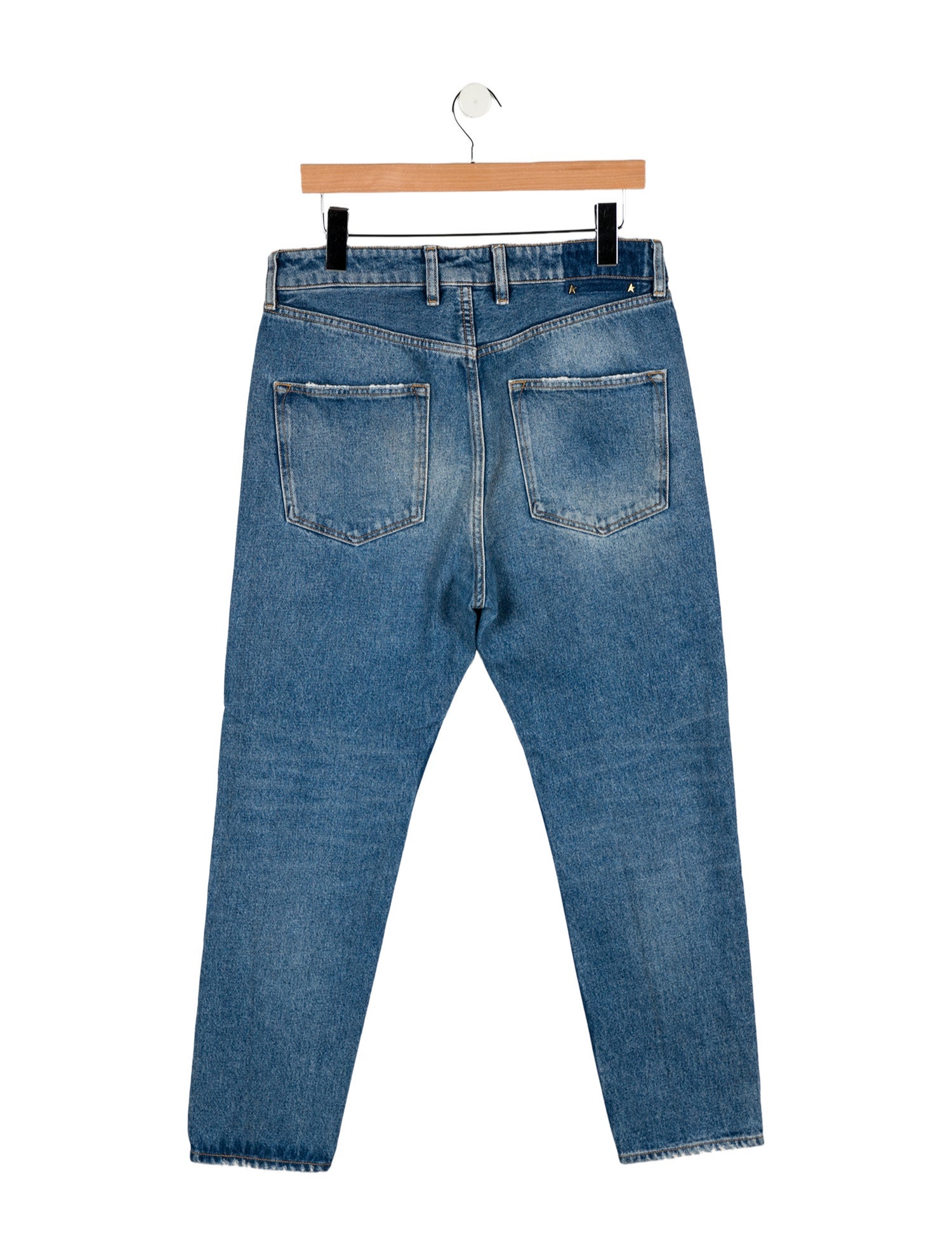 Golden Goose High-Rise Straight Leg Jeans